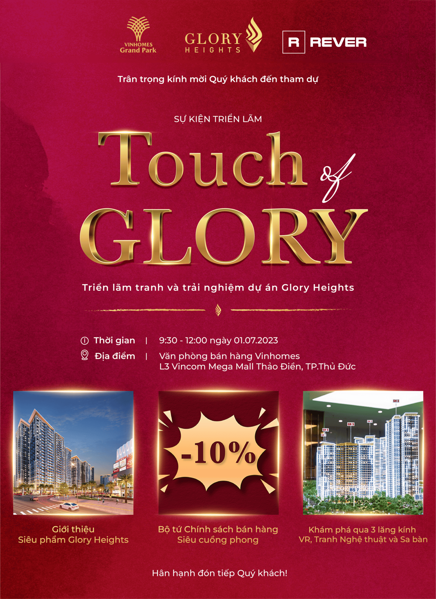 SỰ KIỆN TRIỂN LÃM Touch of GLORY GLORY HEIGHTS