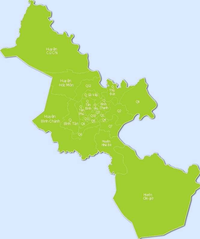 Tổng hợp diện tích quận 1 cho các loại nhà đất tại thành phố Hồ Chí Minh
