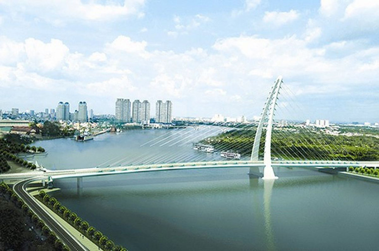 TP.HCM: Khởi động dự án cầu Thủ Thiêm 4 hơn 5.000 tỷ nối Quận 2 và Quận 7