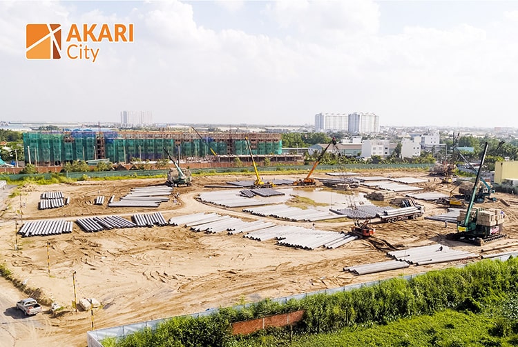 Cập nhật tiến độ xây dựng dự án Akari City Bình Tân tháng 9/2019