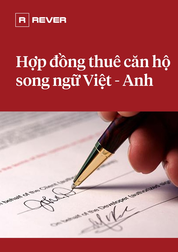 Mẫu Hợp đồng cho thuê căn hộ song ngữ Việt - Anh