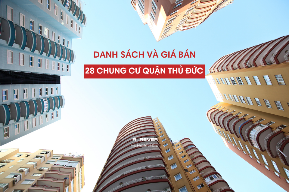 Danh sách và giá bán 28 chung cư quận Thủ Đức người mua nhà nên biết