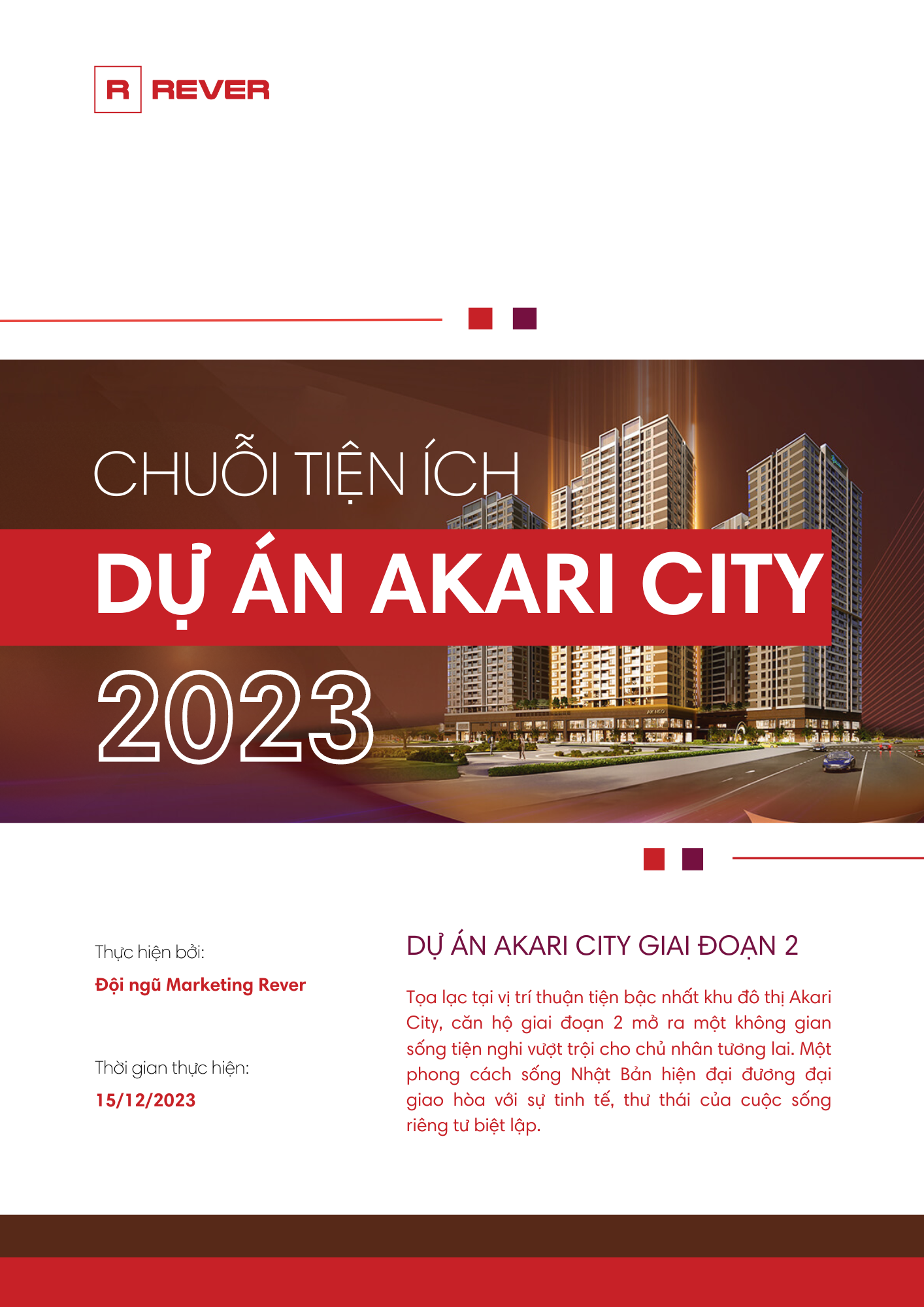 Danh sách tiện ích dự án Akari City Bình Tân