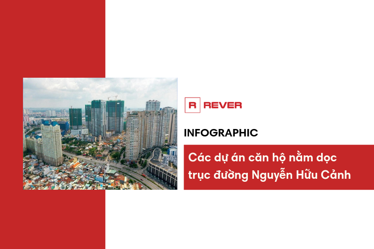 Infographic: Các dự án căn hộ nổi bật dọc tuyến đường Nguyễn Hữu Cảnh