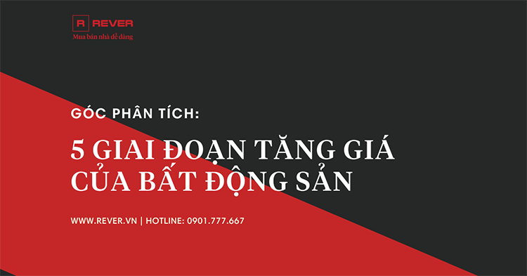 Góc phân tích: 5 giai đoạn tăng giá của bất động sản