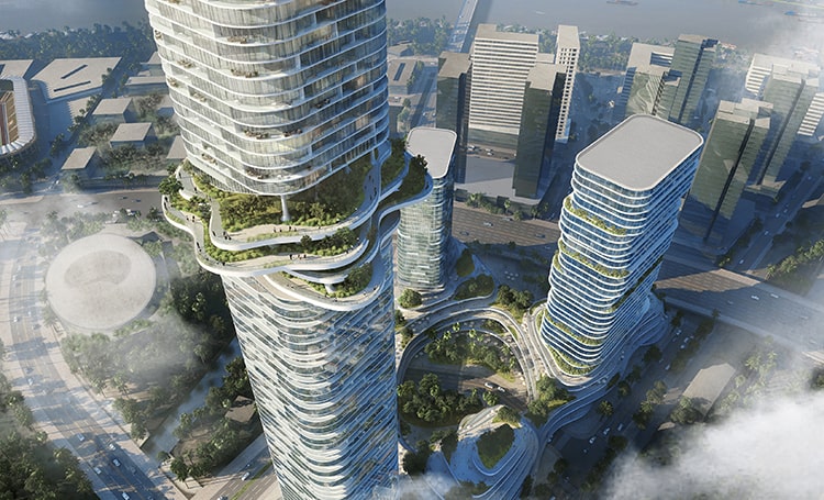 Empire City by Ole Scheeren © Buro-OS_04_Sky Forest and Cultivated Terraces-min