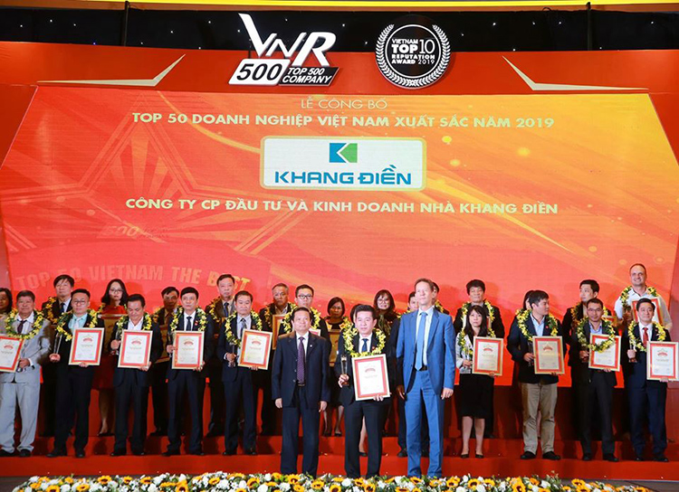 Đầu năm 2020, chủ đầu tư Khang Điền giành 2 giải thưởng lớn