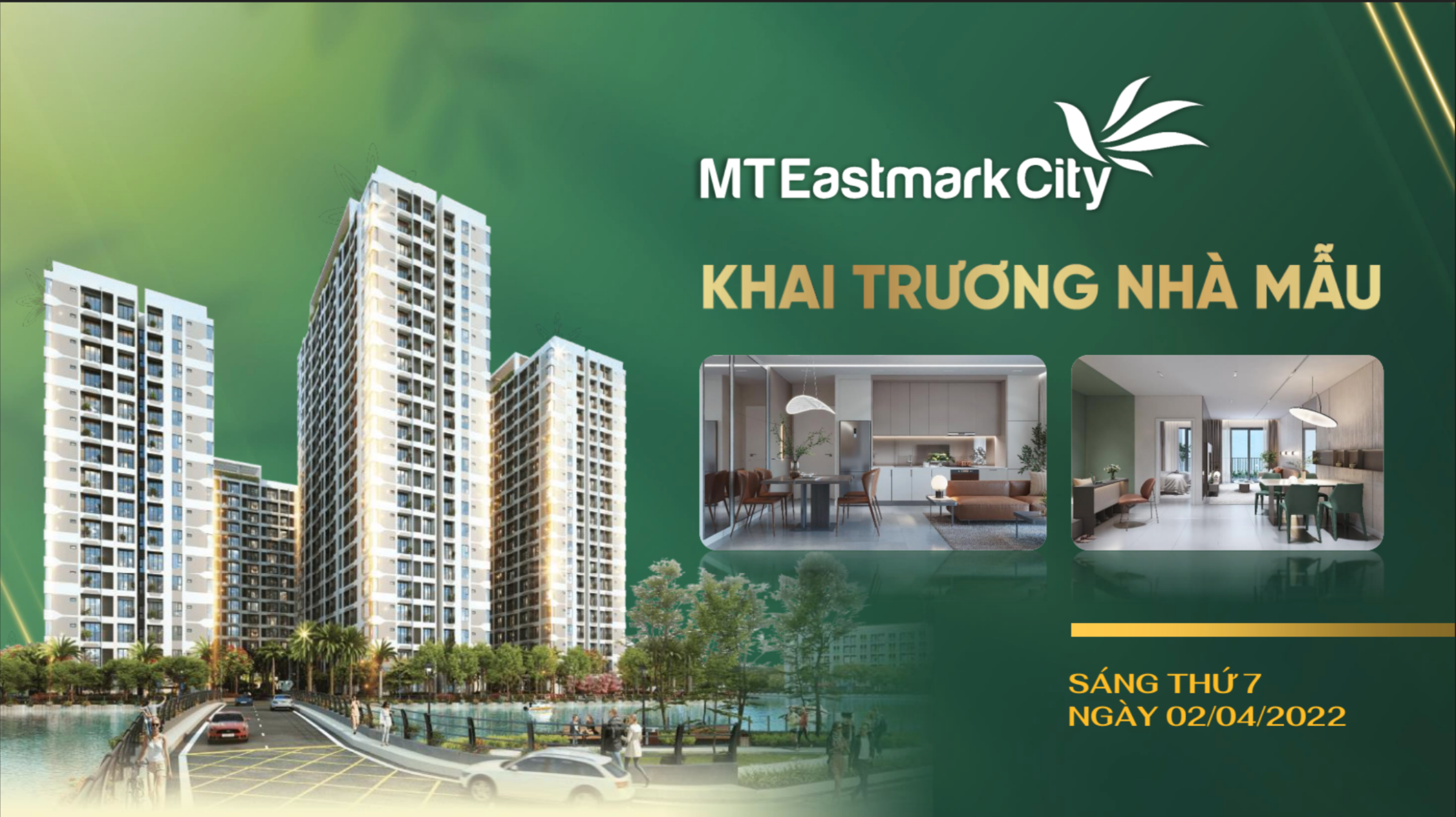 Đã có thể đăng ký tham quan nhà mẫu dự án MT Eastmark City - Khai trương ngày 2/4