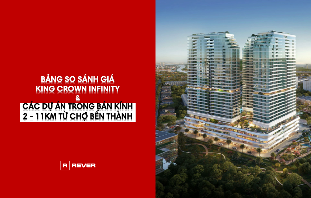 Từ 92 triệu/m2, King Crown Infinity có giá bán ra sao so với các dự án lân cận?