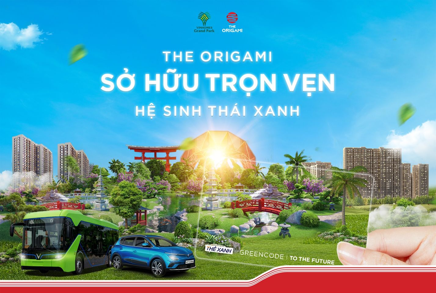 The Origami - Thẻ xanh sở hữu trọn vẹn "hệ sinh thái xanh"