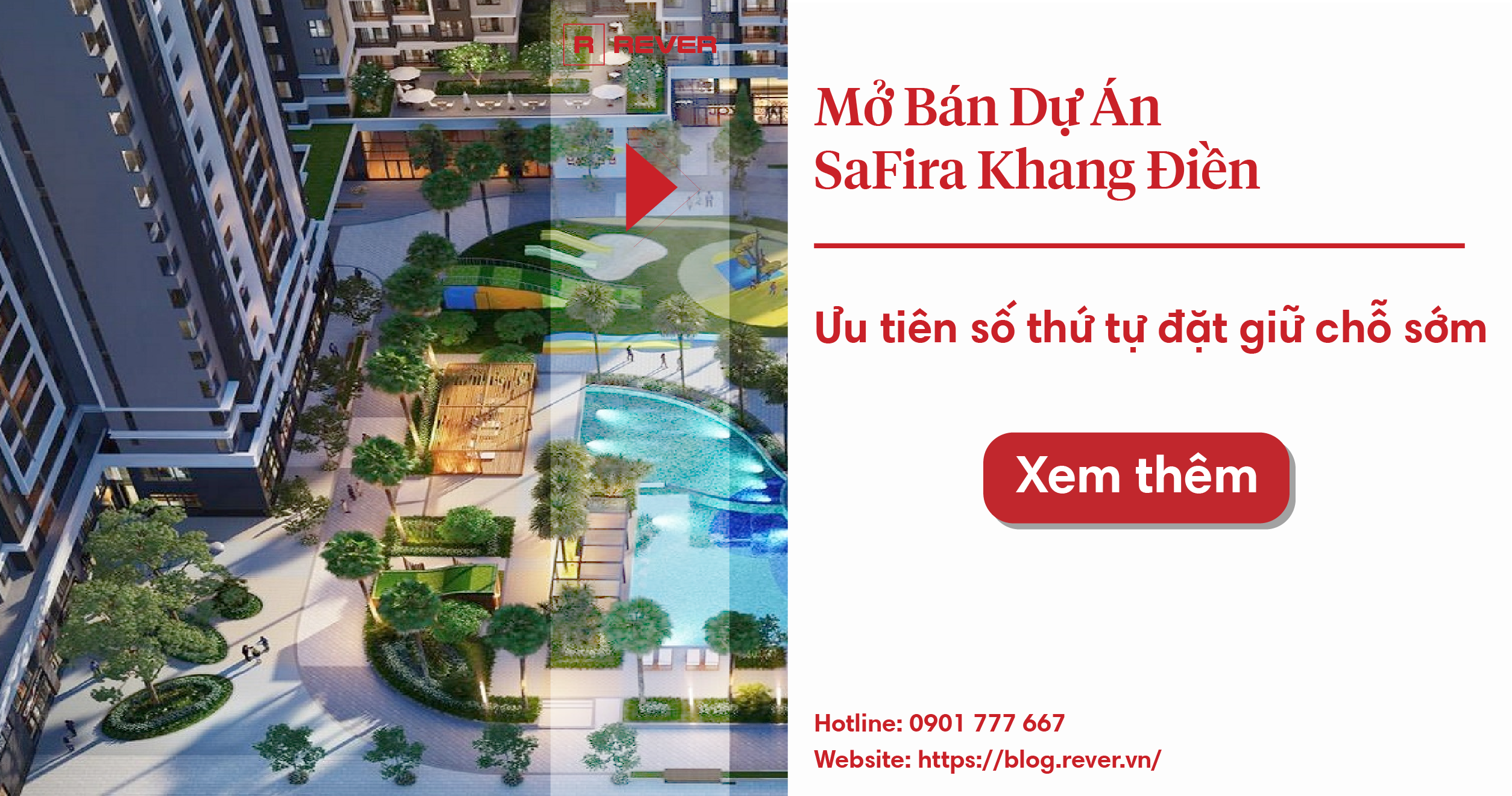 Mở bán dự án SaFira Khang Điền: Ưu tiên số thứ tự đặt giữ chỗ sớm