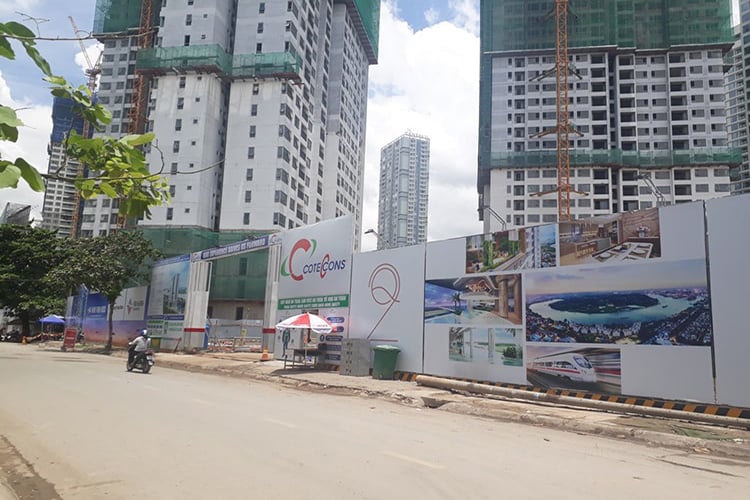 Thăm công trường dự án Q2 THAO DIEN dịp cuối năm
